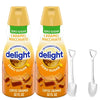Candy Freezer International-Delight Liquid Coffee Creamer.- Two (2) 32 fl oz Bottles of Sugar Free Creamy Smooth Delightful Coff