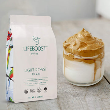 Lifeboost Coffee Light Roast Coffee Beans - Low Acid Organic Light Roast Coffee - Single Orgin Non-Gmo Light Roast Coffee - Thir