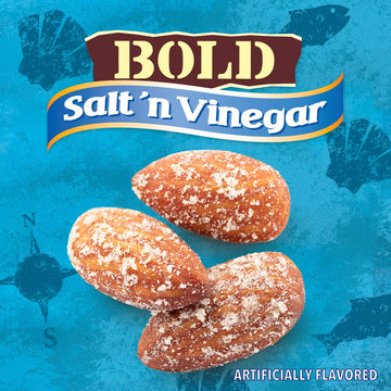 Blue Diamond Almonds Bold Variety Pack - Salt N' Vinegar, Habanero Bbq, And Wasabi & Soy Sauce Flavored Snack Nuts, 16 Oz Resealable Bags (Pack Of 3)