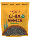 Mayorga Organic Raw Chia Seeds, 3Lb Resealable Bag | Superfood W/Plant-Based Omega 3 & Vegan Protein | Usda Certified, Gluten-Fr