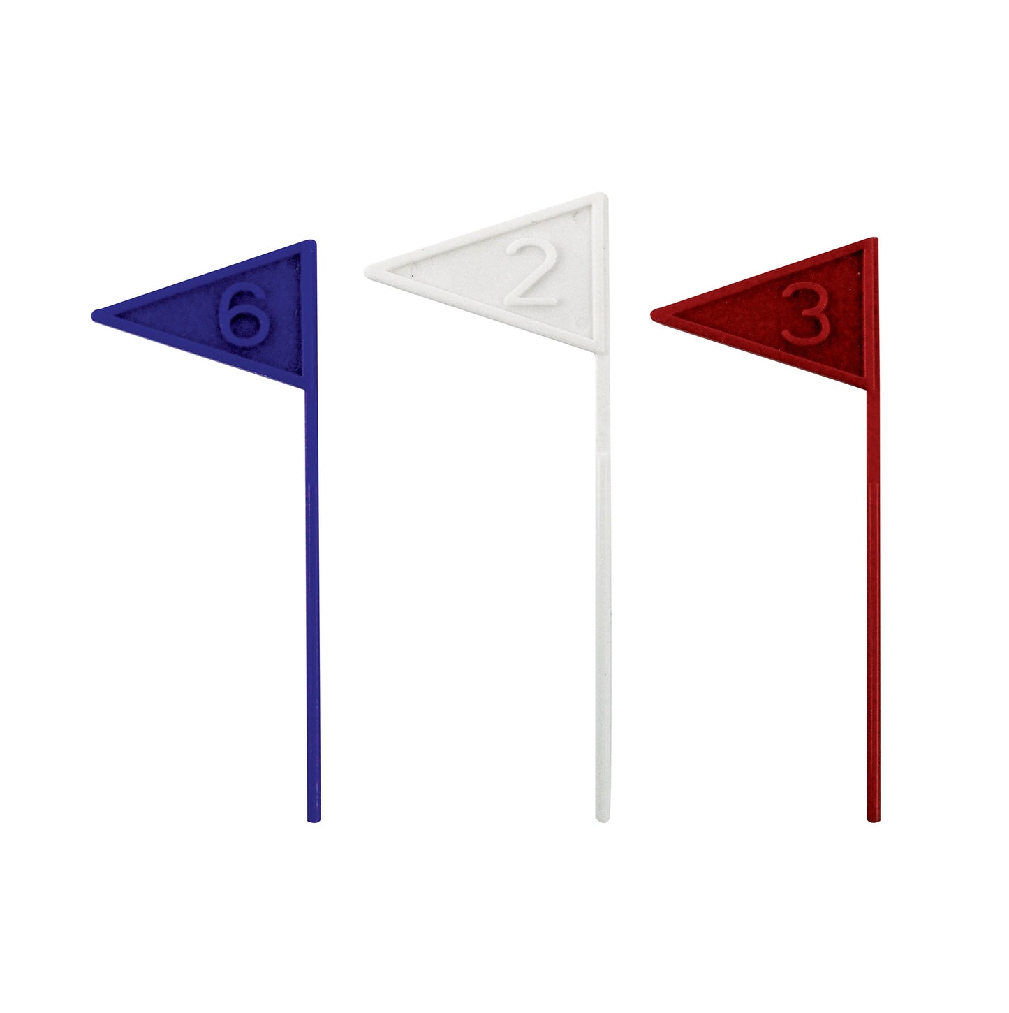 PME golf DecorationsPlastic Figures, 13-Pieces, greenRedBlueWhiteBlack