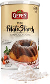 Gefen Pure Gluten Free Potato Starch, 24oz for Cooking & Baking (1.5 lb) Resealable Container | Excellent Fried Chicken Flour |