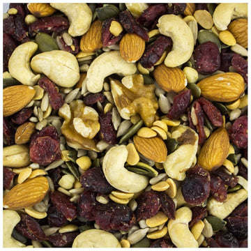 Carb Friendly Health Mix | Premium Quality | Bulk Value Size 32 Oz. (With Cranberries, Sunflower Seeds, Pumpkin Seeds, Almonds,