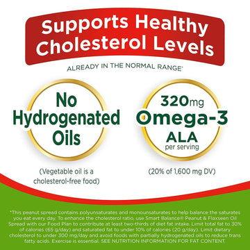 Smart Balance Rich Roast Natural Chunky Peanut Butter (Pack of 2) 16 oz Jars