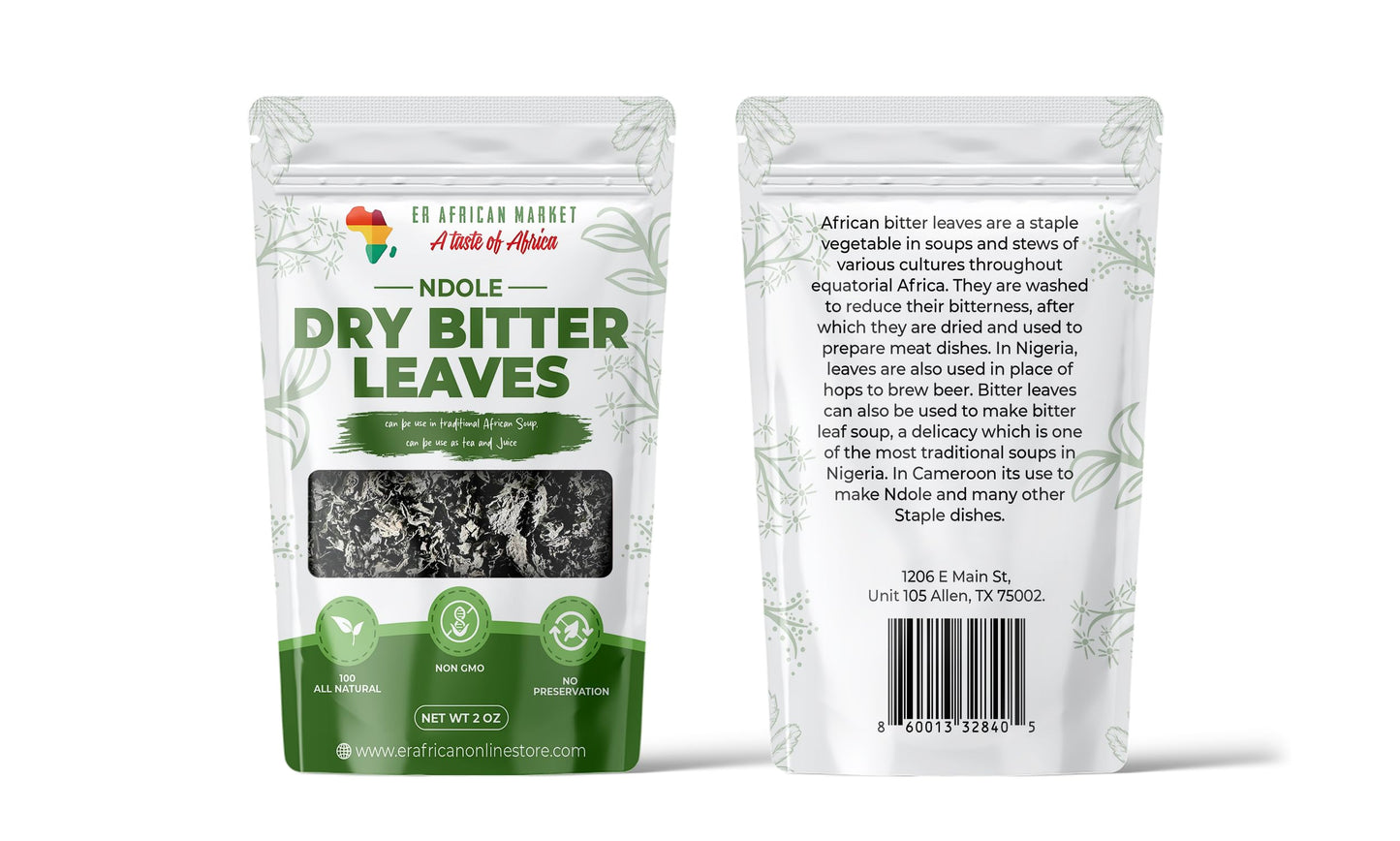 Generic Bitter Leaves - 2oz Dry Herbal Leaves, Model Q7-GMDP-WIS0