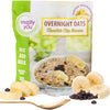 Molly & You Banana Chocolate Chip Overnight Oats (Pack Of 6) - Healthy Natural Source Of Protein Oatmeal Breakfast, A Vegan Frie
