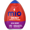 Mio Energy Liquid Water Enhancer, Acai Berry Flavor, 1.62 fl oz, Pink, Model 00043000005804