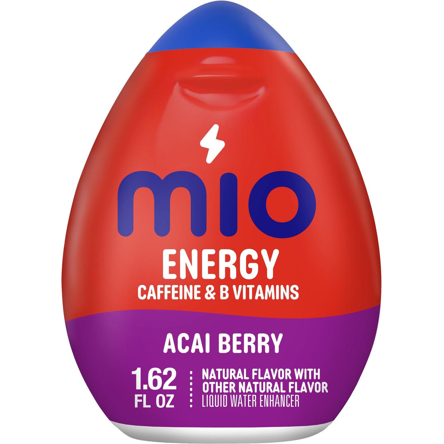 Mio Energy Liquid Water Enhancer, Acai Berry Flavor, 1.62 fl oz, Pink, Model 00043000005804