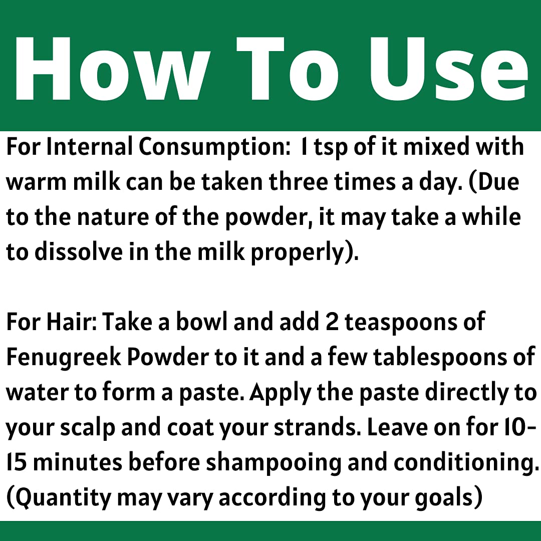 Organic Fenugreek Powder 16Oz (454G) For Health, Skin & Hair Methi Seeds Powder | Non Gmo & Gluten Free | Usda Certified By Prou