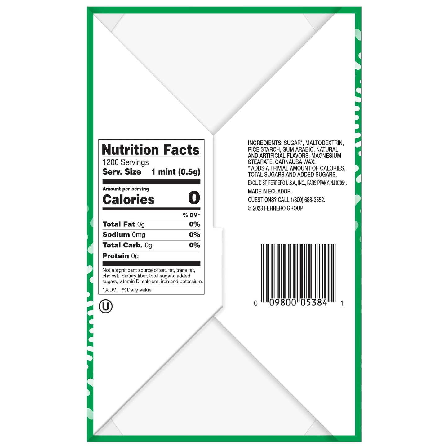 Tic Tac Freshmint Breath Mints, 12 Count, On-The-Go Refreshment, Stocking Stuffers, 1.7 Oz Each