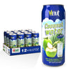Vinut Original Coconut Water Drink With Pulp (16.57 Fl Oz, Pack Of 12), Hydrate Naturally, Fresh, High Calcium, Potassium, Nutri