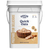 Augason Farms Quick Rolled Oats 4-Gallon Pail, Emergency Food Supply, Everyday Meals, 113 Servings