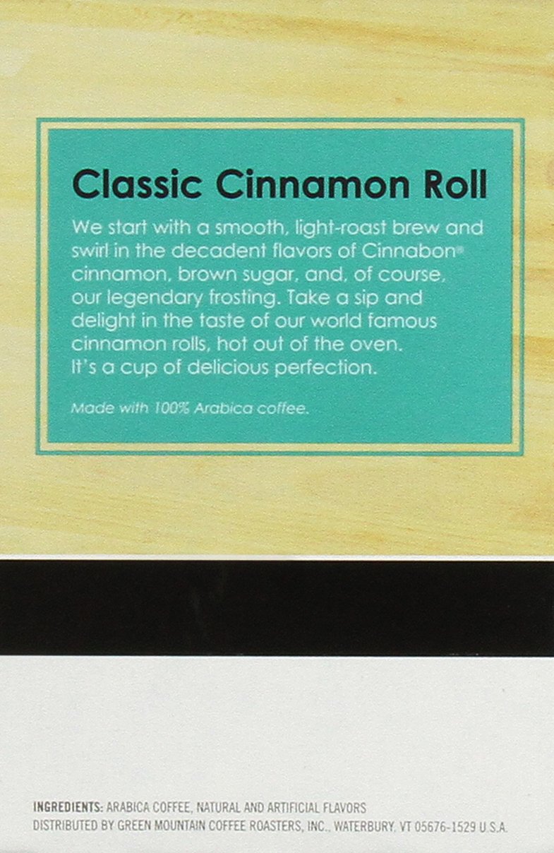 Cinnabon Classic Cinnamon Roll Coffee Keurig K-Cups, 36 Count