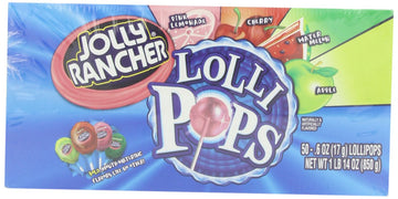 Jolly Rancher Lollipops, Assorted Halloween Candy, 100 Count Bulk Candy