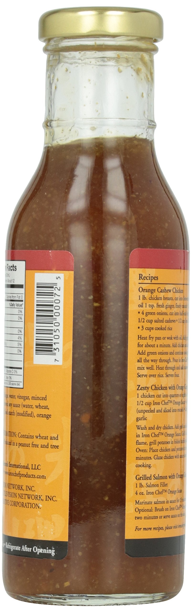 Iron Chef Orange Ginger Sauce, 15 Oz