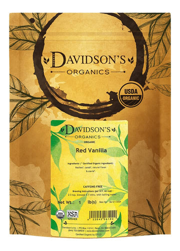 Davidson'S Organics, Red Vanilla, Loose Leaf Tea, 16-Ounce Bag