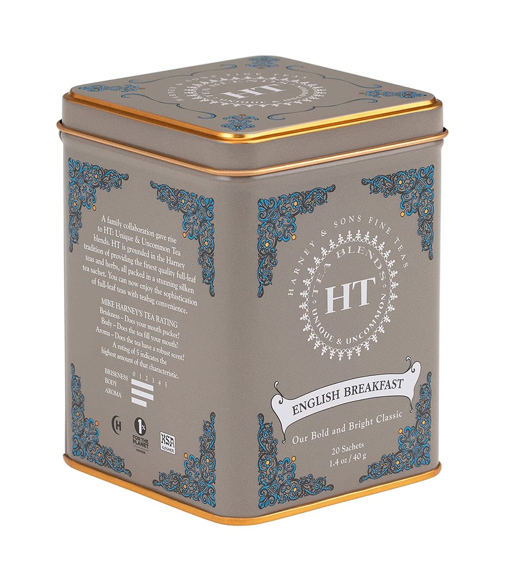 Harney and Sons Tea Hot English Breakfast, 20 ct