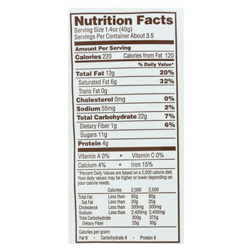 Snacking Chocolate Dark Chocolate Almond with Sea Salt 4.70 Ounces (Case of 12)