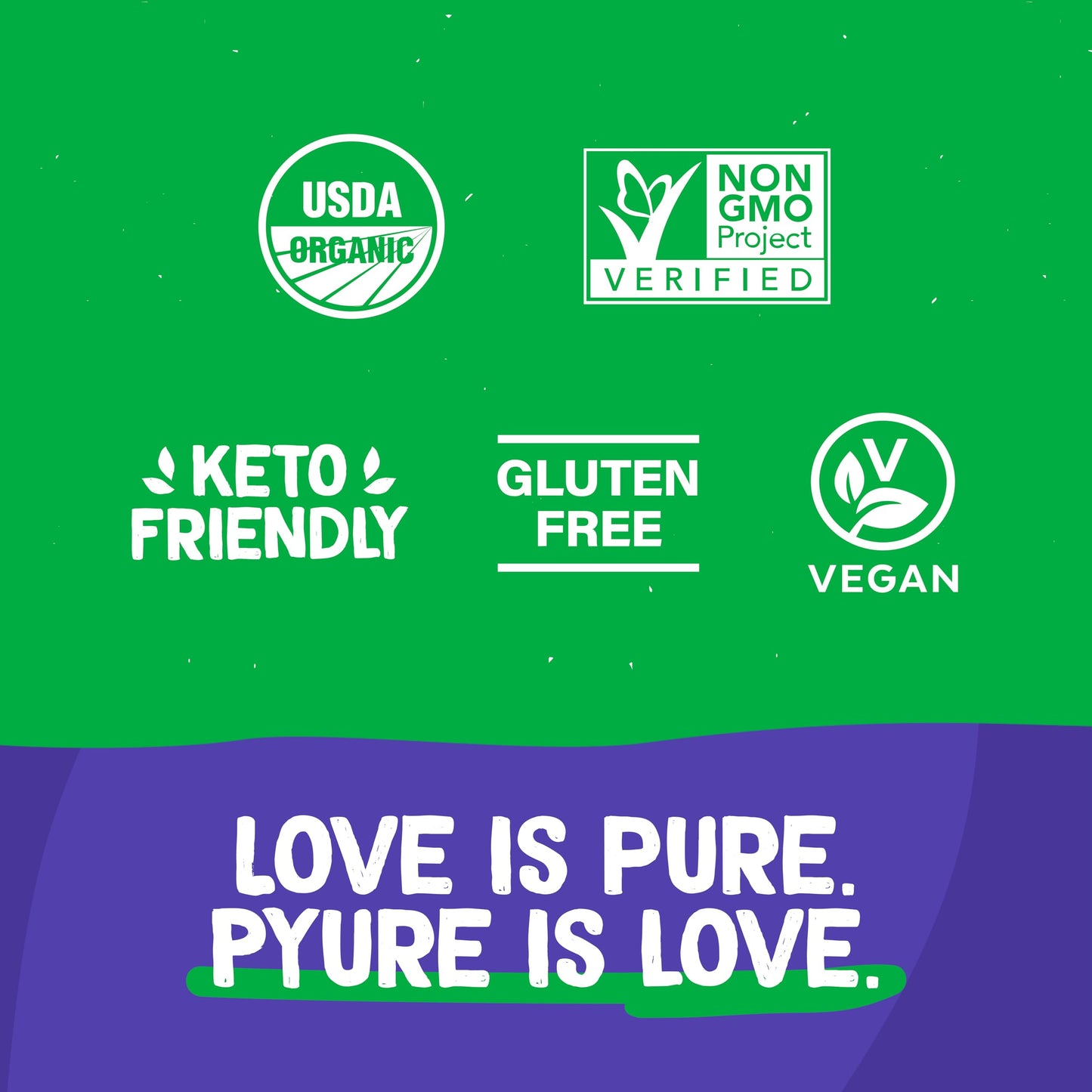 Pyure Brand Organic Stevia Granular Sweetener - Case of 6 - 1.41 OZ(D0102HX7IF7.)