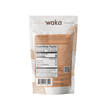 Waka - Green & Black Instant Tea Sample Bundle - No Sugar Added & Unsweetened - 100% Tea Leaves - 10 X 0.45 Oz Sample Packs For