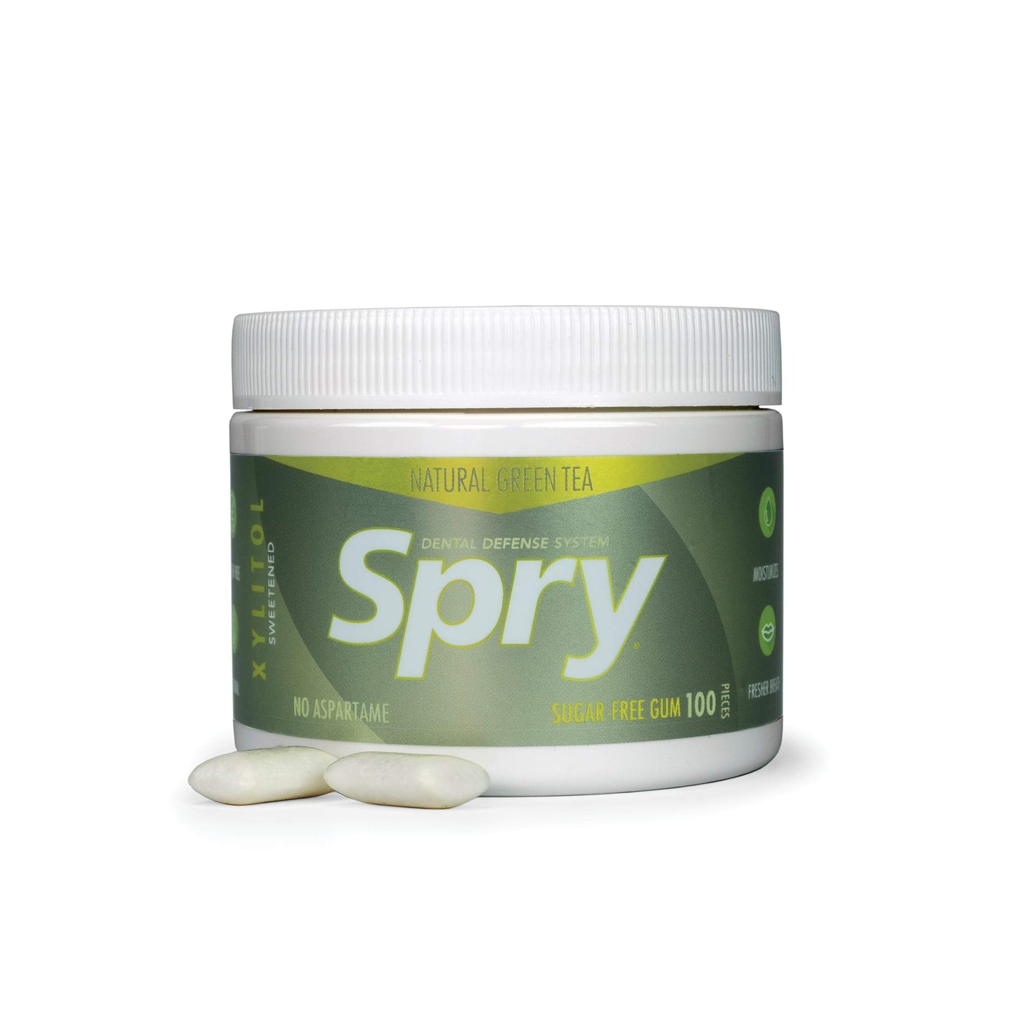 Spry Greent Tea Gum Xlear 100 Gum