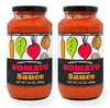 Nom (Nomato Sauce - 2 Pack) |Tomato Free | Gluten Free| Nut Free |Dairy Free | Perfect For Pizzas, Soups, Chili, Stews, Pasta, B