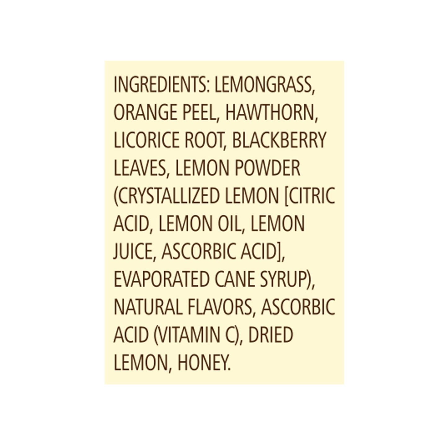 Celestial Seasonings Lemon Honey Drop Herbal Tea - 16 Tea Bags Box