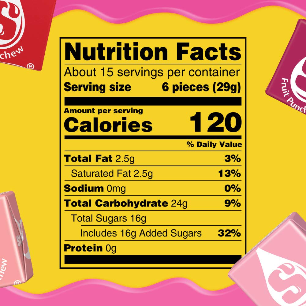 STARBURST FaveREDS Fruit Chews Chewy Candy, Sharing Size, 15.6 oz Bag