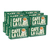 Cafe La Llave Dark Roast Espresso Ground Cuban Coffee, 8.8 Oz (Pack Of 12) - Rich And Bold - Premium Arabica Beans