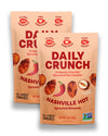 Daily Crunch Sprouted Almonds, 5 Ounce Resealable Bags (Nashville Hot, 2 Pack) Packaging May Vary - Sprouted And Dehydrated For
