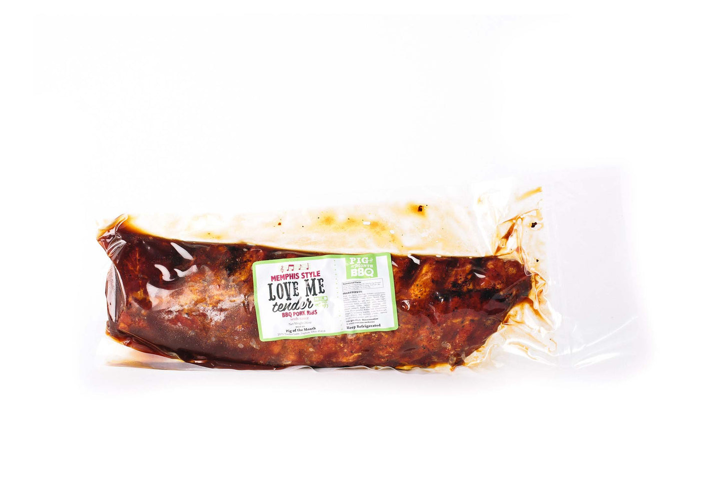 Pig of the Month BBQ Slow Smoked Baby Back Ribs - 2 Piece Set