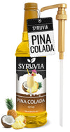 Syruvia Pina Colada Syrup - Premium Flavoring Syrup for Tea, Italian Sodas, Beverages, Desserts, Ice Cream, Cocktails & Mocktail