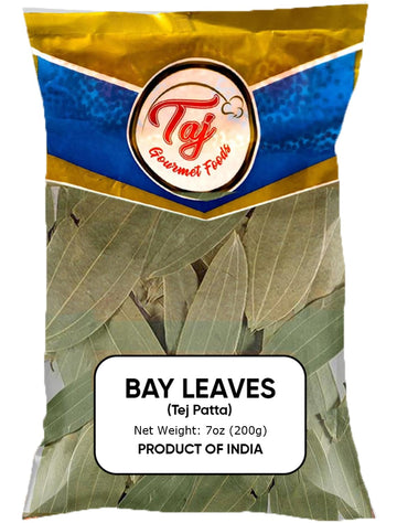 Taj Whole Bay Leaves, Large Whole Bay Leaf (Tej Patta), 7 Ounce