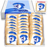 OMCookie Shark Cookies Birthday Party Favors | Individually Wrapped | 24 Pack | 2.5 x 2.5 | Under the Sea Theme