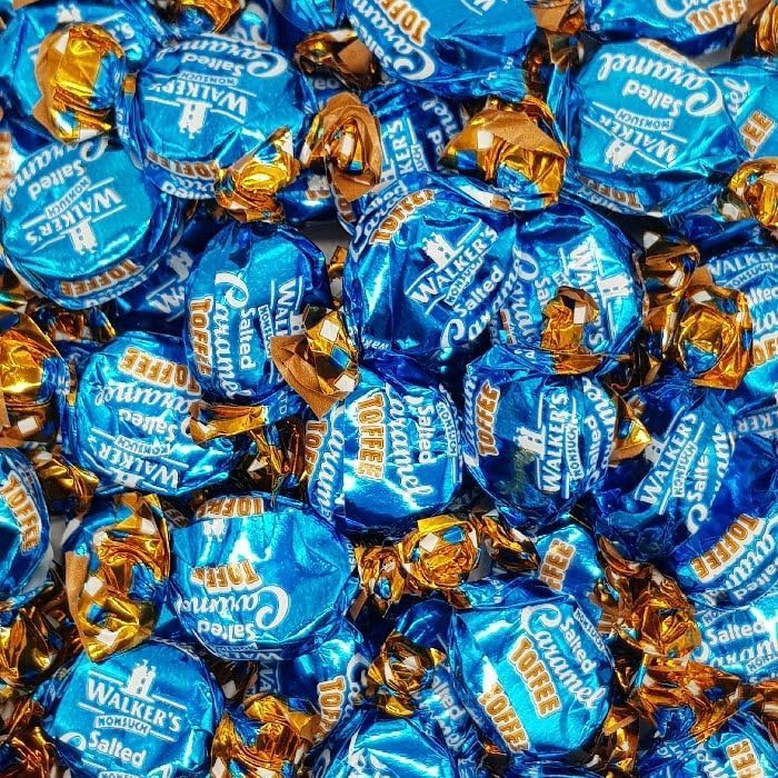 Walkers' Nonsuch Salted Caramel Toffees Bulk Bag | Traditional British Candy With Butter & Whole Milk | Sweet & Salty Treat | In