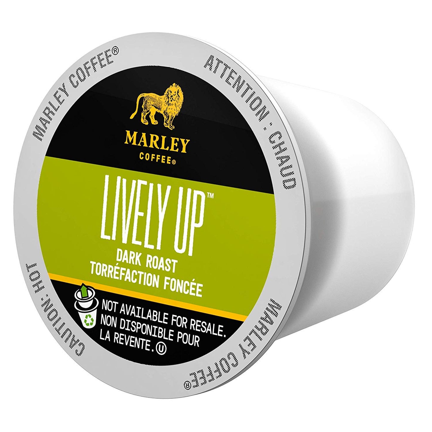 Marley Coffee Single Serve Espresso Roast for Keurig, Organic, 96 Count