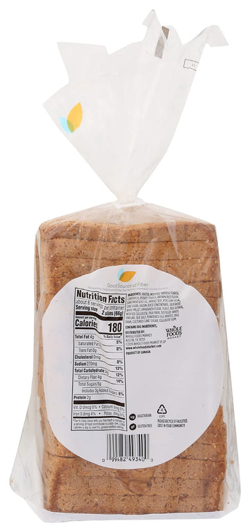 365 by WFM, Gluten Free Multigrain Bread, 20 oz, Ambient