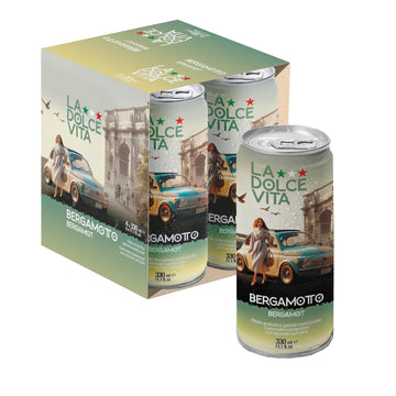 La Dolce Vita Italian Soda (Pack Of 4, Bergamotto)