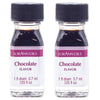 Lorann Chocolate Ss Flavor, 1 Dram Bottle (.0125 Fl Oz - 3.7Ml - 1 Teaspoon) - 2 Pack