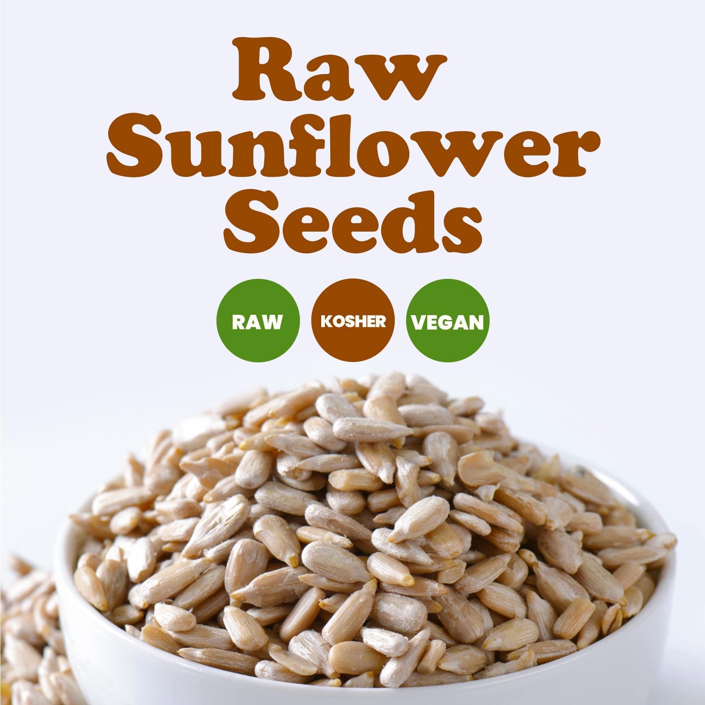 Food To Live Sunflower Seeds, 8 Pounds - Non-Gmo Verified, Kernels, No Shell, Kosher, Raw, Vegan, Sirtfood, Bulk