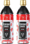 Soeos Teriyaki Sauce, Teriyaki Marinade, 16.9 Fl Oz (500 ml), 2 Pack, Sweet and Savory Flavor, Perfect for Stir-Fry, Barbecue, M