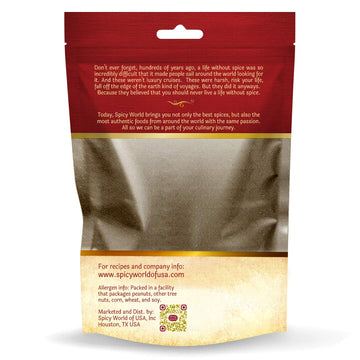 Spicy World Baharat Spice Blend 7 Oz - Middle Eastern Mixed Spices Seasoning - No Additives No Preservatives No Fillers (7 Ounce Bag)