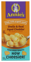 Annie s Homegrown Shells and Real Aged Cheddar, 6 Ounce