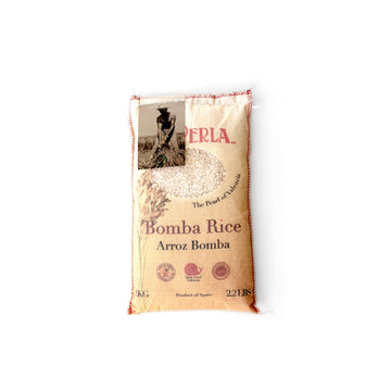 La Perla | Bomba Rice | Denomination Of Origin Valencia Spain | Slow Food Valencia Certified | Naturally Grown | Perfect For Pae