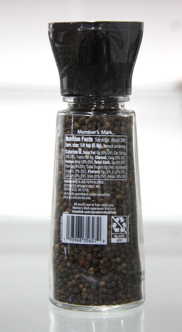 Black Pepper Grinder, 7 Oz