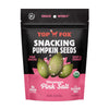 Top Fox Snacks - Organic Pop-Roasted Pumpkin Seeds | Healthy Protein Snacks - Gluten Free - Keto And Vegan Friendly (Himalayan Salt, 3.5 Oz - 6 Pack)