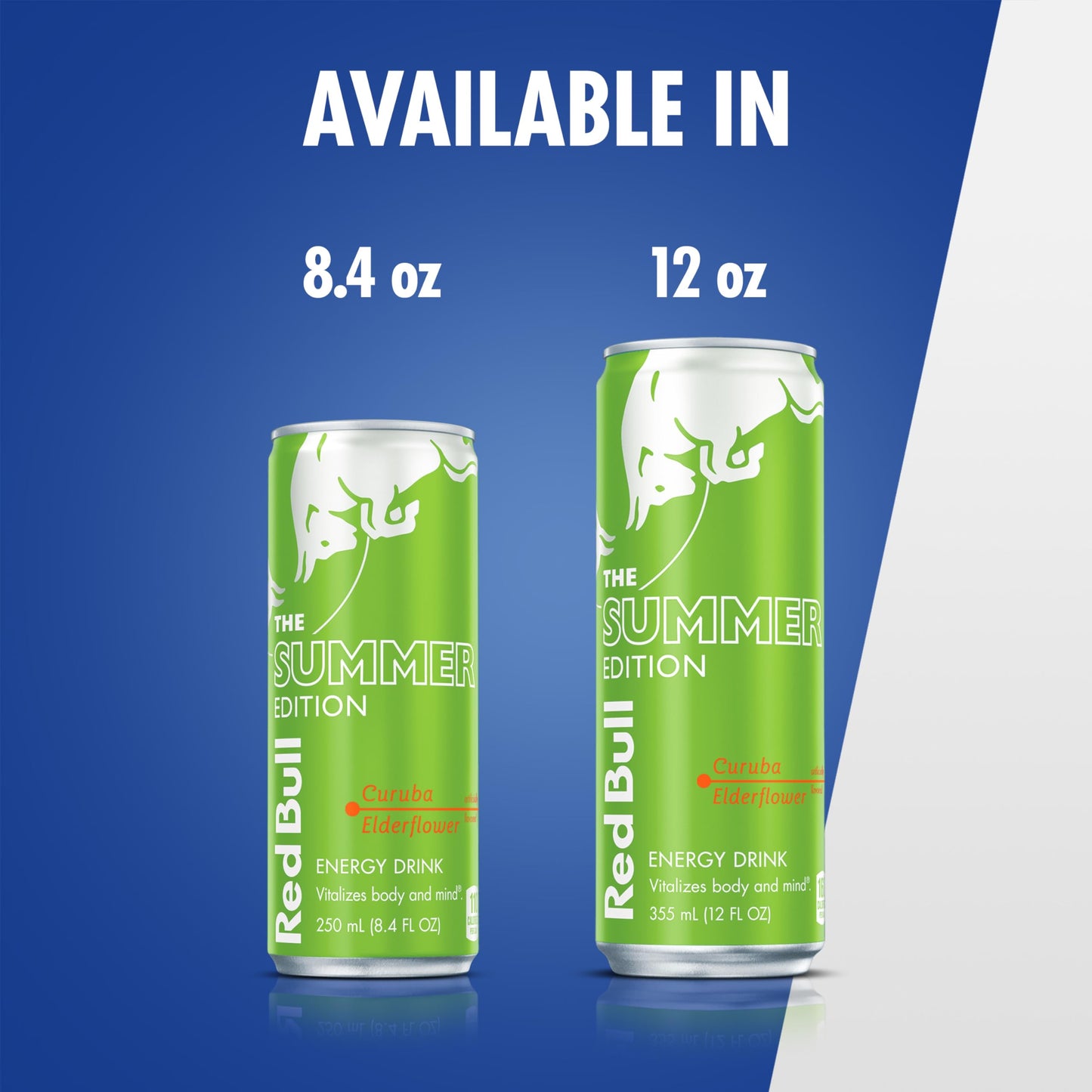 Red Bull Green Edition Curuba Elderflower Energy Drink, 8.4 Fl Oz, 4 Cans, Model RB242812