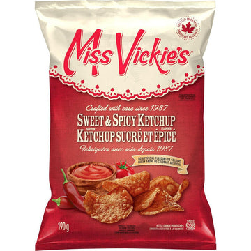 Miss Vickie's Potato Chips Sweet & Spicy Ketchup, 190g/8oz {Imported from Canada}