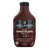 Hollander Dutched Chocolate Caf Sauce | Vegan Friendly, GMO-Free, Gluten/Soy Free, Corn Syrup Free |15 fl. Oz. Squeeze Bottle