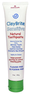 Claybrite Natural Toothpaste For Sensitive Gums & Teeth - Non-Fluoride